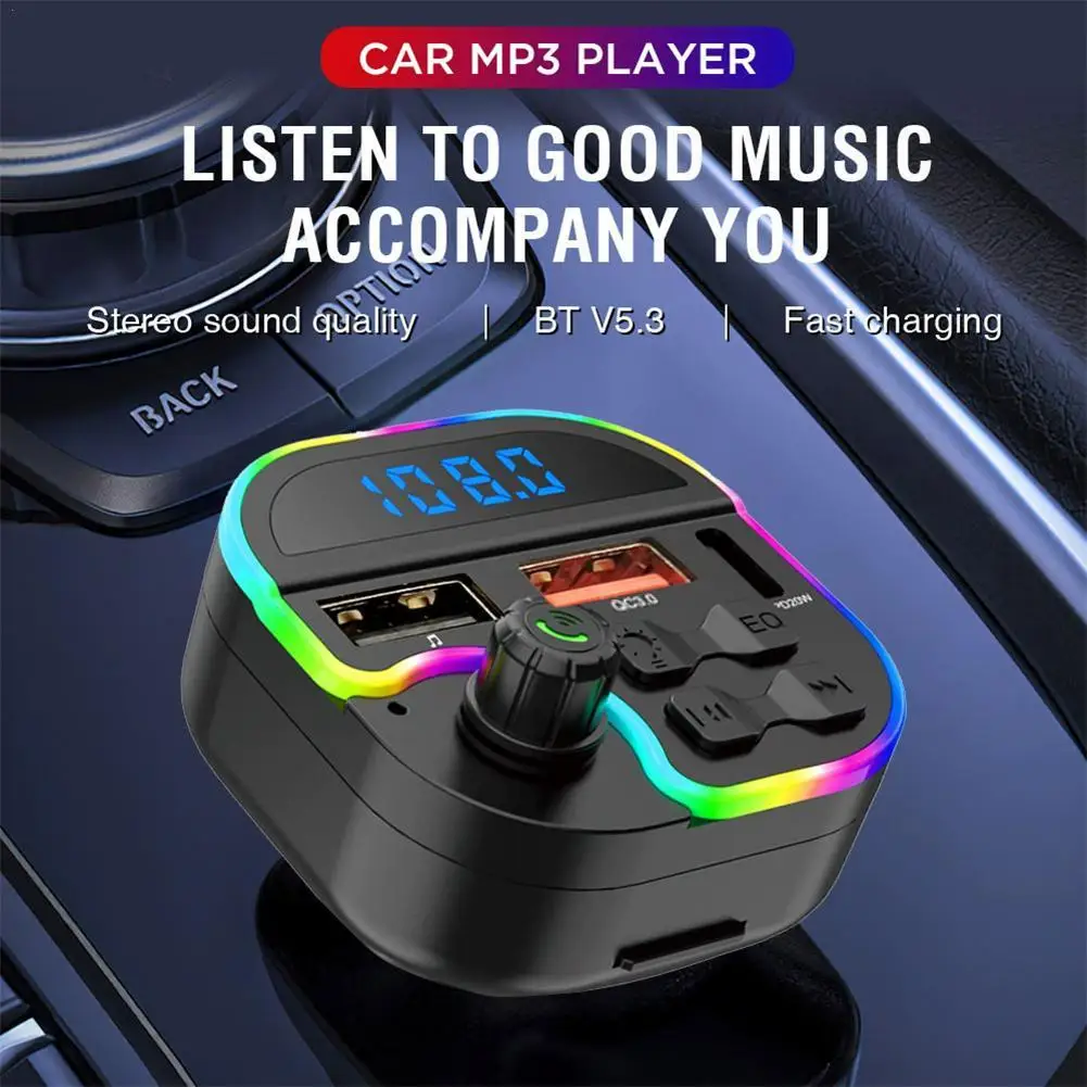 Автомобильный FM-передатчик Bluetooth 5.0 PD30W QC3.0 Type-C 3.1A Dual USB Ambient Player MP3-зарядное устройство Type-C Беспроводная подсветка Handsfree
Автомобильный FM-передатчик Bluetooth 5.0 PD30W QC3.0 Type-C 3.1A Dual USB Ambient Player MP3-зарядное устройство Type-C Беспроводная подсветка Handsfree