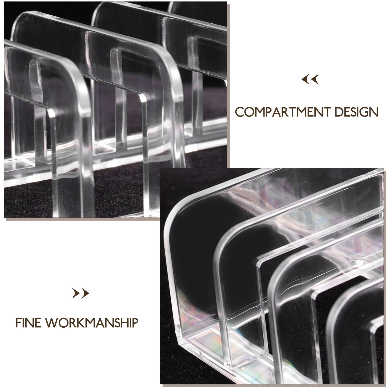 Transparent Eyeshadow Organizer 7 Slot Makeup Palettes Holder for Desktop Vanity Craft Room Papers Notes Small Accessories
Transparent Eyeshadow Organizer 7 Slot Makeup Palettes Holder for Desktop Vanity Craft Room Papers Notes Small Accessories
