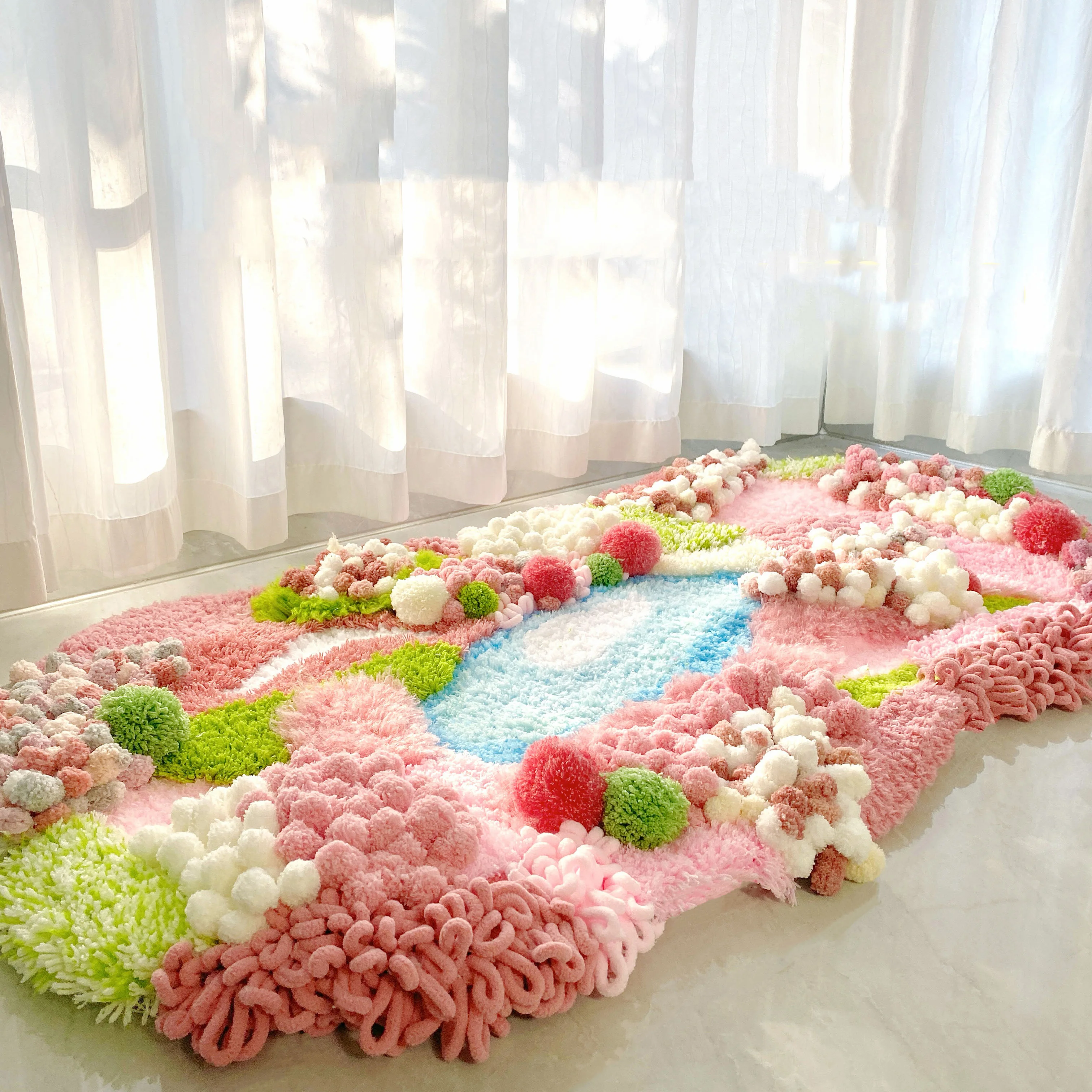 Pink Moss Thick Bedroom Carpet Bedside Window Tatami Floor Rugs Handmade 75x130cm Bedroom Cloakroom Area Rugs
Pink Moss Thick Bedroom Carpet Bedside Window Tatami Floor Rugs Handmade 75x130cm Bedroom Cloakroom Area Rugs