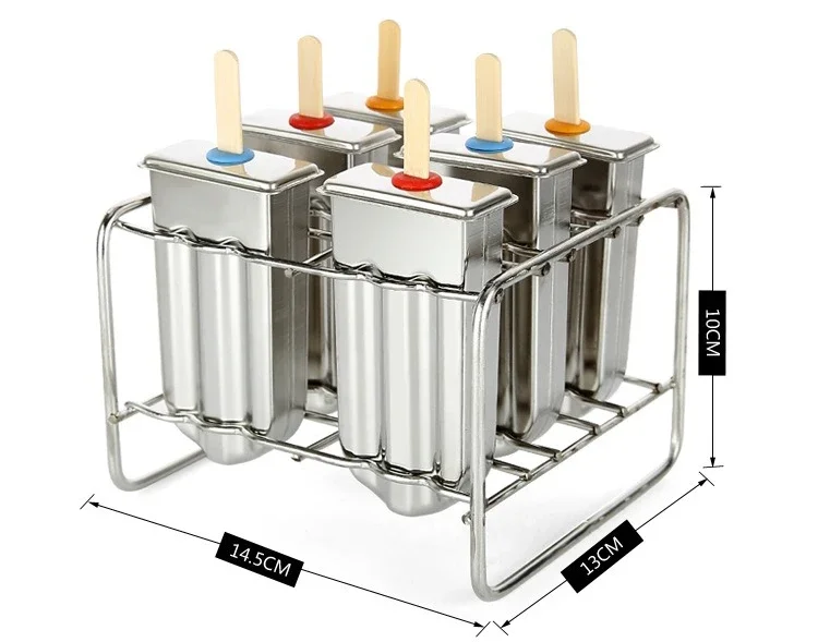 Molde de picolé de aço inoxidável, rack picolé, molde picolé congelado, molde sorvete caseiro com suporte picolé
Molde de picolé de aço inoxidável, rack picolé, molde picolé congelado, molde sorvete caseiro com suporte picolé