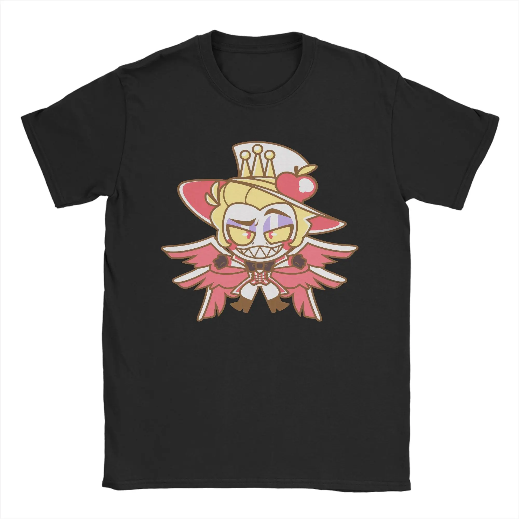 Funny Cute Hazbins Hotels Lucifer T-Shirts for Men Crew Neck Pure Cotton T Shirt Short Sleeve Tees Gift Idea Clothing
Funny Cute Hazbins Hotels Lucifer T-Shirts for Men Crew Neck Pure Cotton T Shirt Short Sleeve Tees Gift Idea Clothing