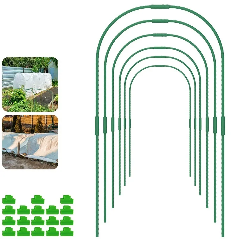 1 Set Steel Greenhouse Plant Hoops Durable Reusable DIY Seedling Arch Shed Bracket for Garden Vegetable Grow Tunnel Support New
1 Set Steel Greenhouse Plant Hoops Durable Reusable DIY Seedling Arch Shed Bracket for Garden Vegetable Grow Tunnel Support New