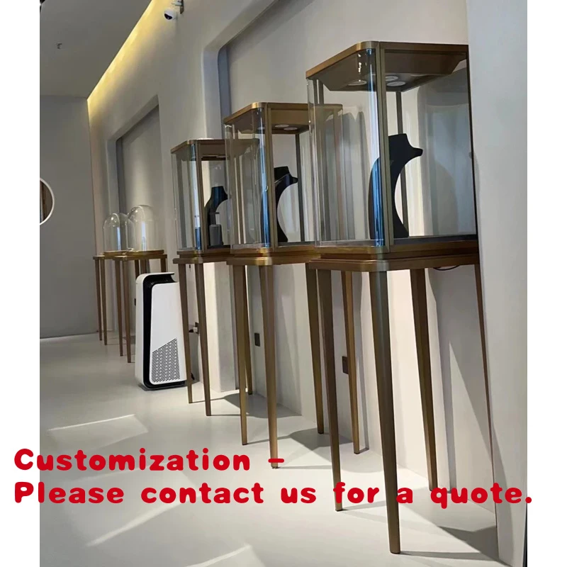 custom.Modern Luxury Stainless Steel High-Display Cabinet LED Light Glass Metal Material Retail Store Showroom Mall Jewelry
custom.Modern Luxury Stainless Steel High-Display Cabinet LED Light Glass Metal Material Retail Store Showroom Mall Jewelry