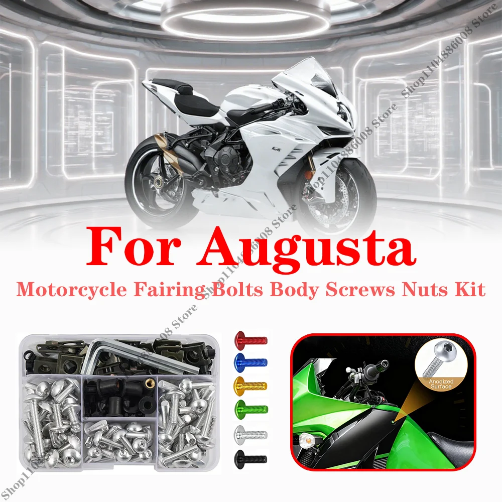 Motorcycle Fairing Bolts Body Screws Nuts Kit Fastener Clips For Augusta F3 F4 Brutale Dragster Enduro Veloce
Motorcycle Fairing Bolts Body Screws Nuts Kit Fastener Clips For Augusta F3 F4 Brutale Dragster Enduro Veloce