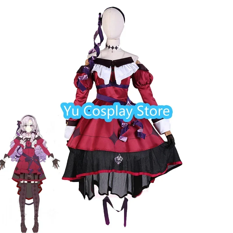 Yu-Cosplay Yutuer Hyakumantenbara Salome Cosplay Costume Vtuber Suit Women Cute Red Dress Halloween Carnival Uniforms Custom
Yu-Cosplay Yutuer Hyakumantenbara Salome Cosplay Costume Vtuber Suit Women Cute Red Dress Halloween Carnival Uniforms Custom
