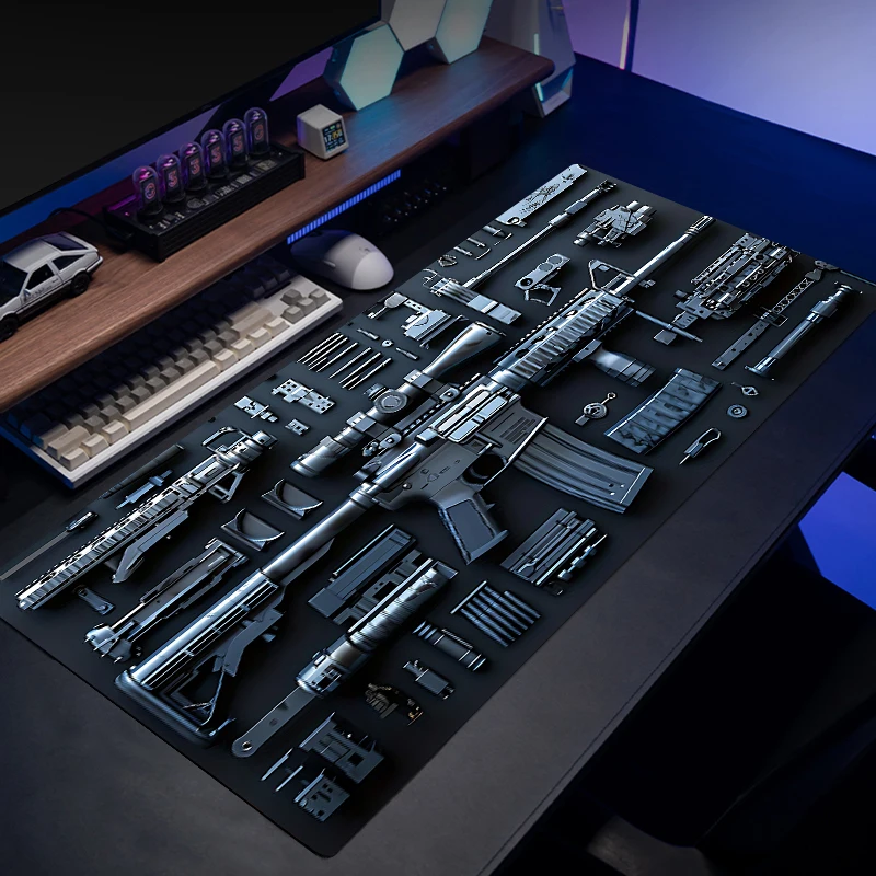 3d Firearms accessories Mousepad Large rubber non-slip washable table mats with edge locking craft game mat Computer accessories
3d Firearms accessories Mousepad Large rubber non-slip washable table mats with edge locking craft game mat Computer accessories