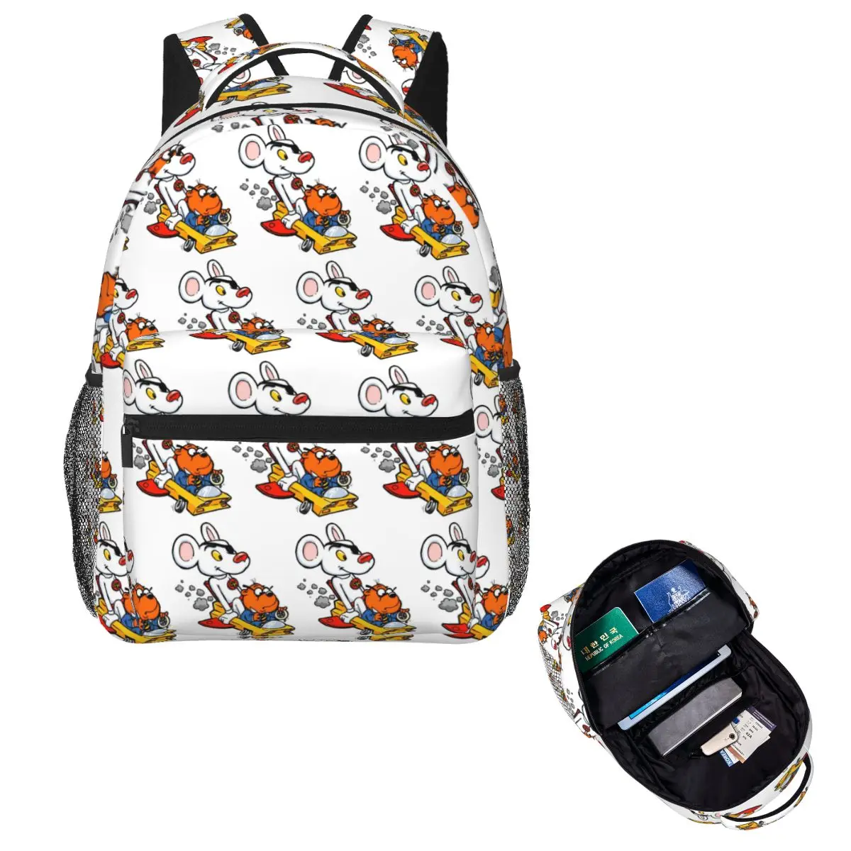 Danger Mouse Playing With Penfold Student Backpack School Bag Hiking Travel Daypack for Boys Girls Fashion Bookbag Shoulder Bags
Danger Mouse Playing With Penfold Student Backpack School Bag Hiking Travel Daypack for Boys Girls Fashion Bookbag Shoulder Bags