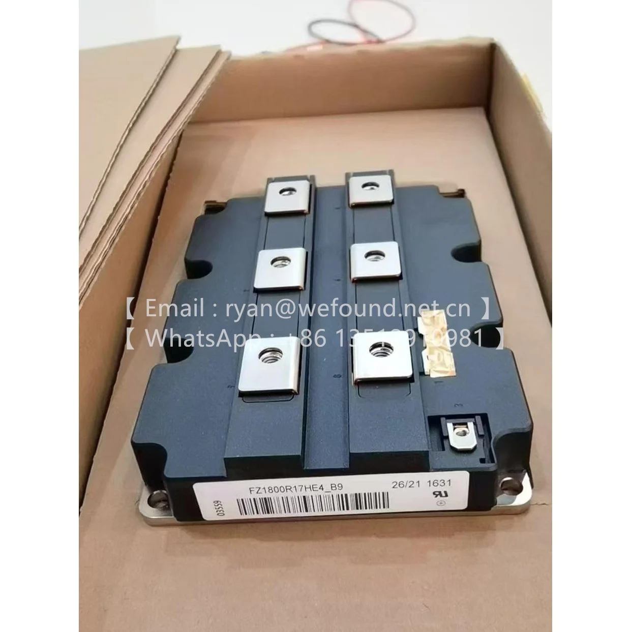 FZ1800R17HE4 Модуль IGBT с одним переключателем 1700 В, 1800 А
FZ1800R17HE4 Модуль IGBT с одним переключателем 1700 В, 1800 А