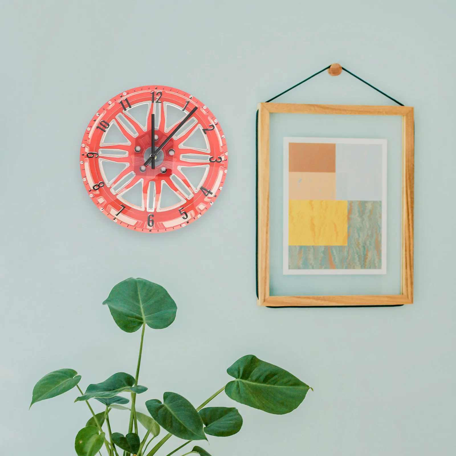 3D Car Wheel Wall Clock Vintage Mechanical Tire Design Silent Quartz Movement Modern Decorative Clock for Living Room Bedroom
3D Car Wheel Wall Clock Vintage Mechanical Tire Design Silent Quartz Movement Modern Decorative Clock for Living Room Bedroom