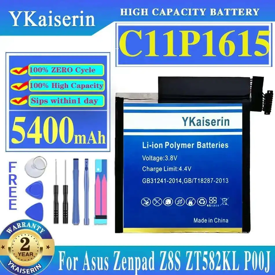Для Asus Zenpad Z8S ZT582KL P00J 0B200-02410000 аккумулятор для ноутбука экологически чистый C11P1615 5400 мАч
Для Asus Zenpad Z8S ZT582KL P00J 0B200-02410000 аккумулятор для ноутбука экологически чистый C11P1615 5400 мАч