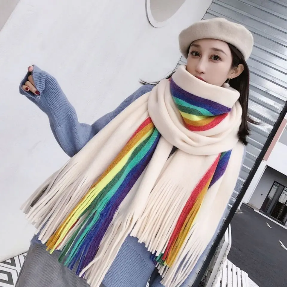 Warm Cashmere Women Winter Scarf Luxury Plaid Print Shawl Wraps Pashmina Bufanda With Tassel Travel Blanket New E1120
Warm Cashmere Women Winter Scarf Luxury Plaid Print Shawl Wraps Pashmina Bufanda With Tassel Travel Blanket New E1120