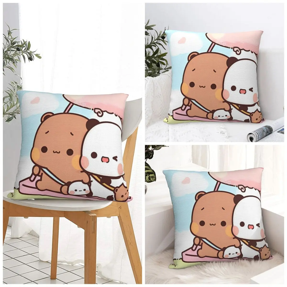 Bubu And Dudu Panda Pillow Cover Cute Funny Pillow Case For Living Room Chair Cushion Cover Soft Graphic Pillowcases Gift
Bubu And Dudu Panda Pillow Cover Cute Funny Pillow Case For Living Room Chair Cushion Cover Soft Graphic Pillowcases Gift
