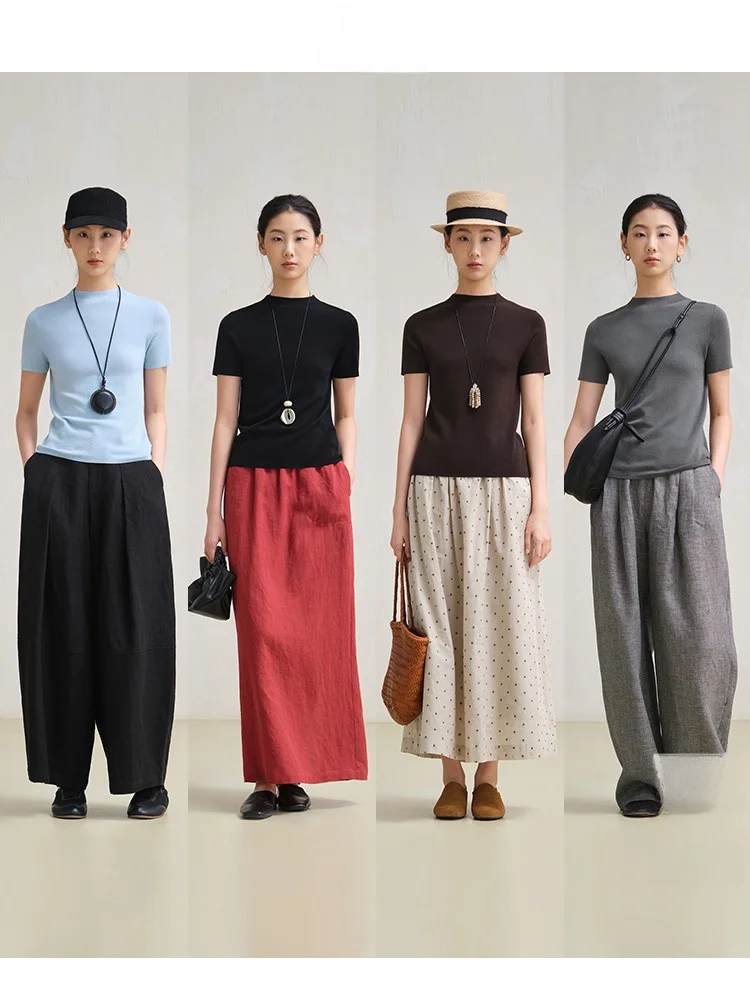 Оригинальная трикотажная футболка премиум-класса из мериносовой шерсти для путешествий, женская весенняя футболка High Ne Anti-Ball ort Sve round Ne Pure Color
Оригинальная трикотажная футболка премиум-класса из мериносовой шерсти для путешествий, женская весенняя футболка High Ne Anti-Ball ort Sve round Ne Pure Color