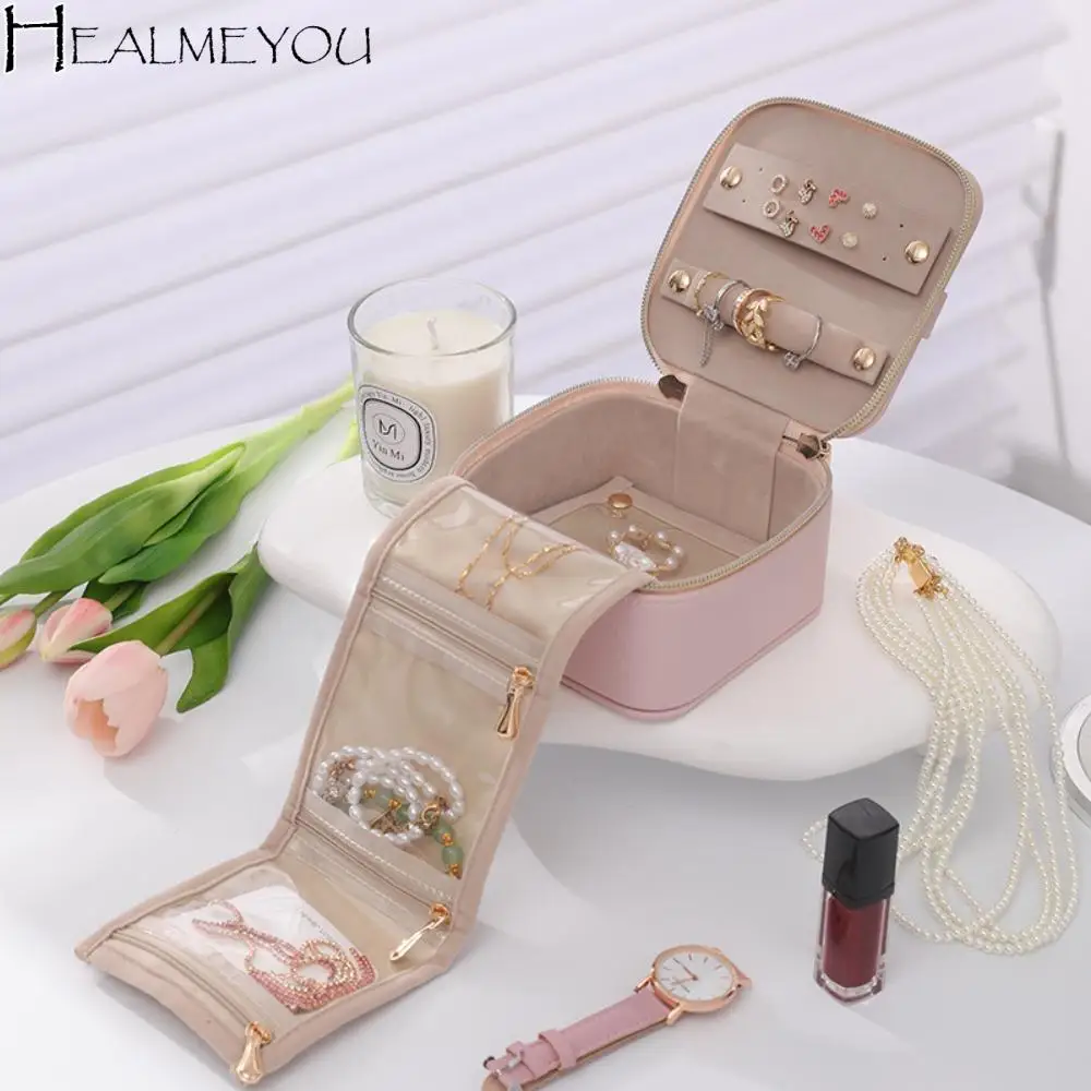 Exquisite Jewelry Storage Box Cosmetic Bag Jewelry Display Foldable Jewelry Roll Convenient Portable Jewelry Organizer Travel
Exquisite Jewelry Storage Box Cosmetic Bag Jewelry Display Foldable Jewelry Roll Convenient Portable Jewelry Organizer Travel