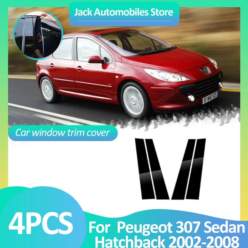 Car Window Cover For Peugeot 307 Sedan Hatchback 2002~2008 Pillar B C Column Door Stickers Black Carbon Fiber Silver Accessories
Car Window Cover For Peugeot 307 Sedan Hatchback 2002~2008 Pillar B C Column Door Stickers Black Carbon Fiber Silver Accessories