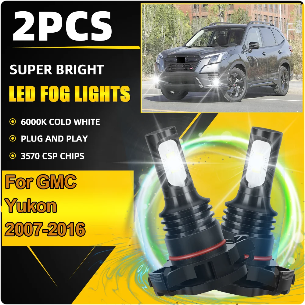 20000LM LED 5202 Car Fog LIght Canbus Plug And Play CSP Chips Auto Fog Lamp Bulbs For GMC Yukon 2007-2012 2013 2014 2015 2016
20000LM LED 5202 Car Fog LIght Canbus Plug And Play CSP Chips Auto Fog Lamp Bulbs For GMC Yukon 2007-2012 2013 2014 2015 2016