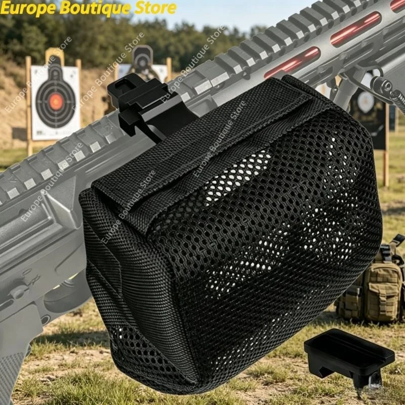 Hunting Quick Release Casing Catcher Nylon Mesh Detachable Heat Resistant Net Shell Recycle Bullet Holder Shooting Accessories
Hunting Quick Release Casing Catcher Nylon Mesh Detachable Heat Resistant Net Shell Recycle Bullet Holder Shooting Accessories