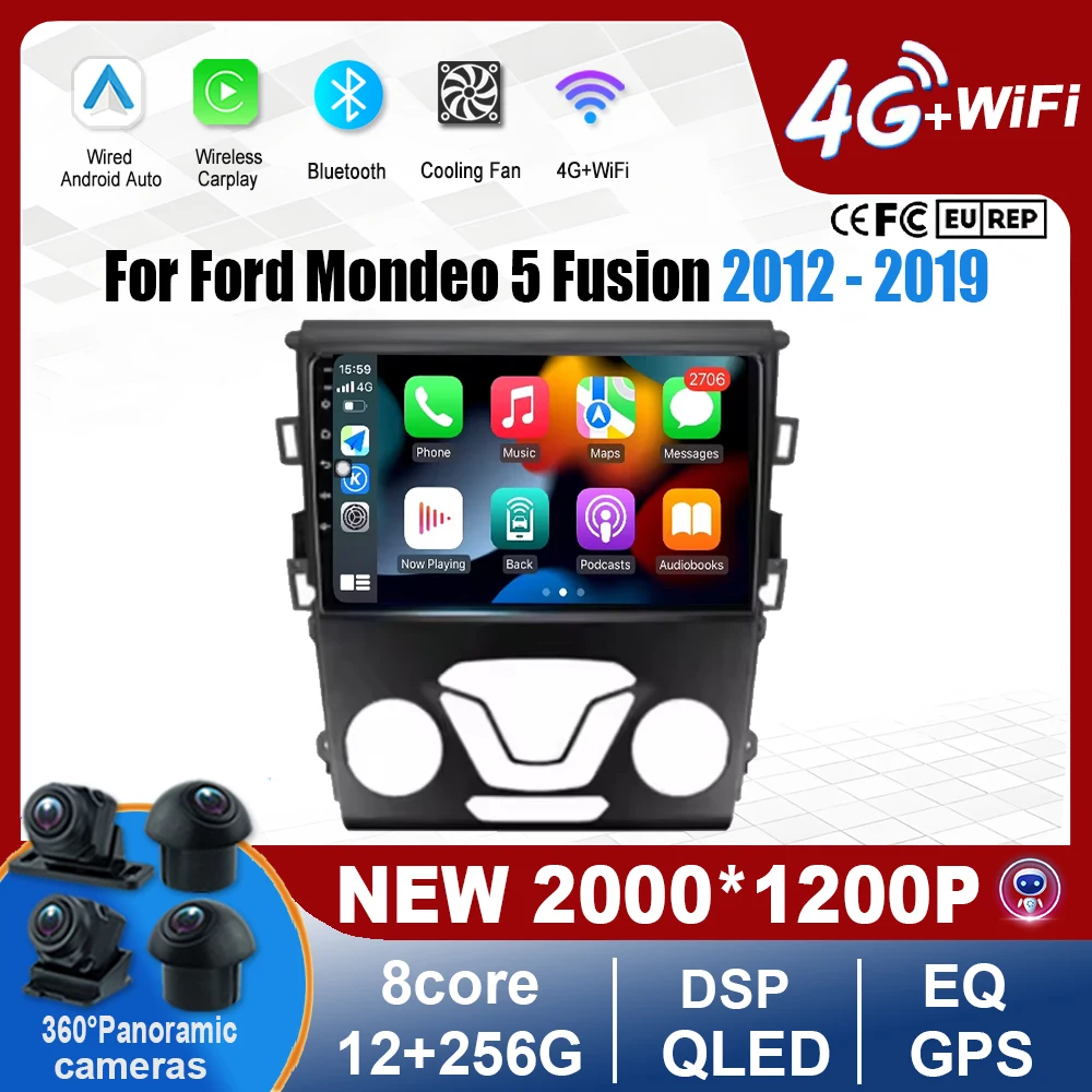 For Ford Mondeo 5 Fusion 2012 - 2019 Multimedia Player Intelligent System Android 16 Car Radio Navigation GPS TOOL 4G WIFI FM
For Ford Mondeo 5 Fusion 2012 - 2019 Multimedia Player Intelligent System Android 16 Car Radio Navigation GPS TOOL 4G WIFI FM