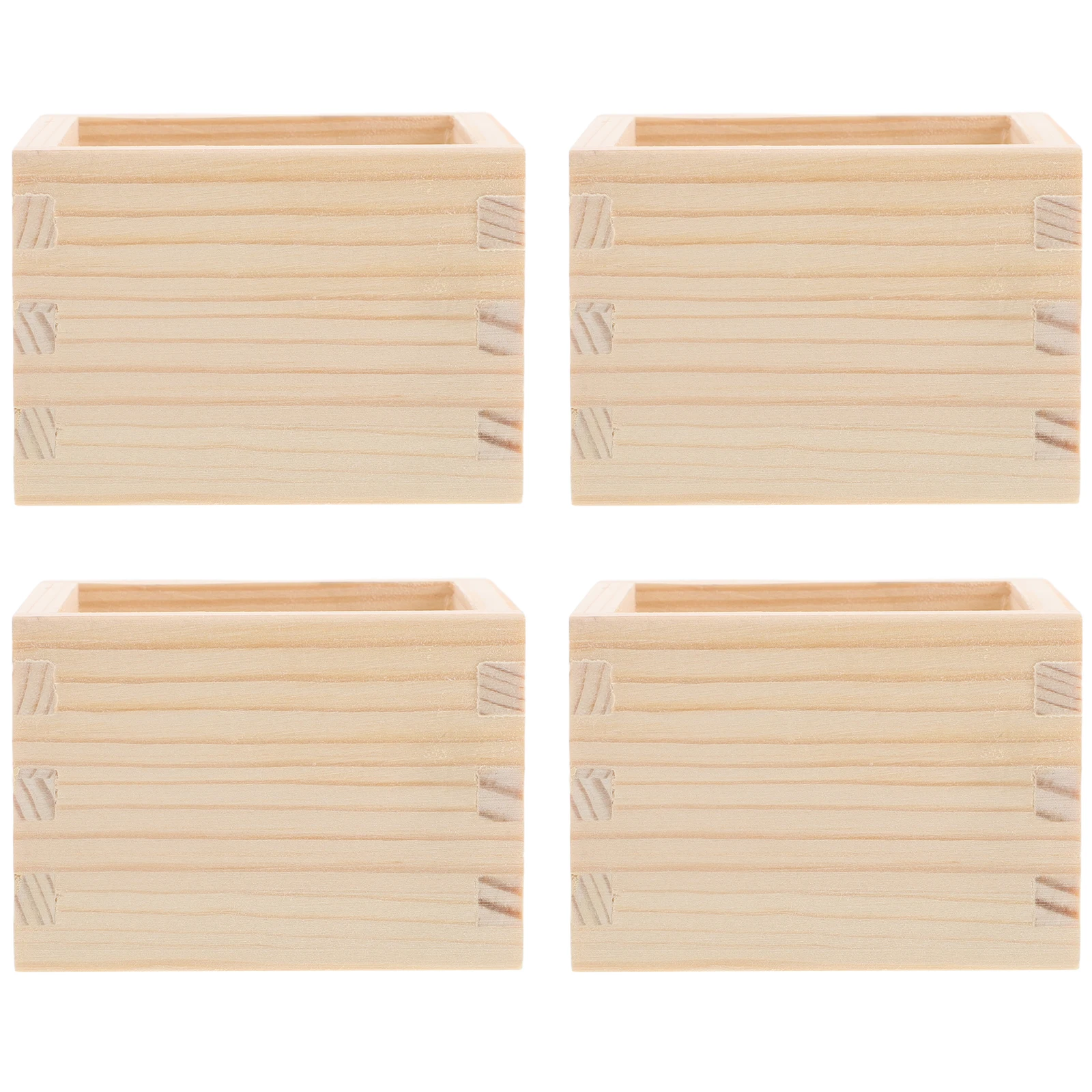 4pcs Wood Drinking Cup Square Shape Japanese Design Natural Wooden Box Sushi Store Saki Cup Set Home Glassware
4pcs Wood Drinking Cup Square Shape Japanese Design Natural Wooden Box Sushi Store Saki Cup Set Home Glassware
