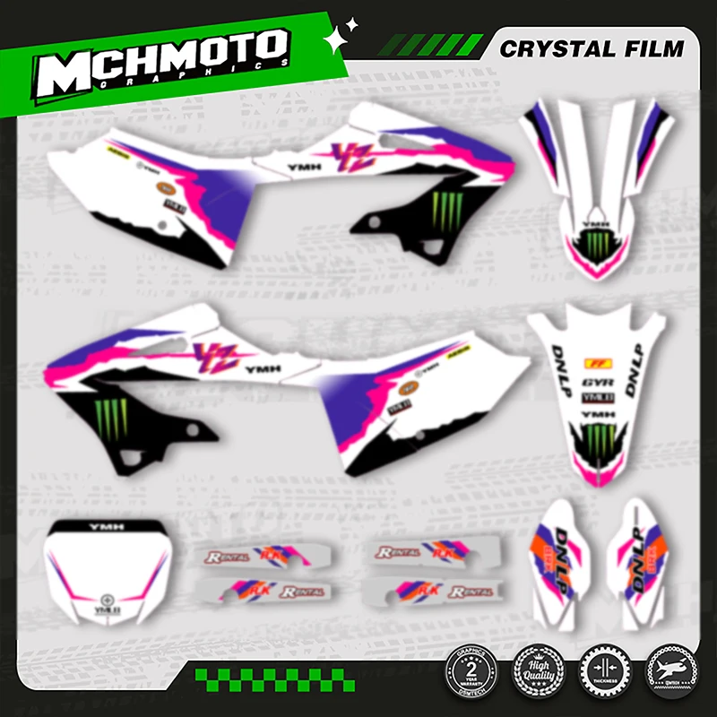 MCHMFG Custom Team Graphics Decals For YAMAHA YZ125 YZ250 YZ 125 250 2022 2023 2024 Dirt Bike Stickers Kits
MCHMFG Custom Team Graphics Decals For YAMAHA YZ125 YZ250 YZ 125 250 2022 2023 2024 Dirt Bike Stickers Kits