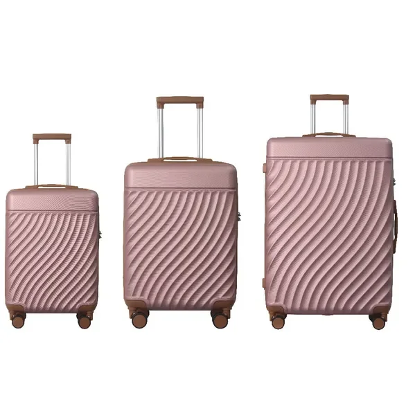 ABS Hardside Suitcase Set 3Pcs Lightweight Durable Luggage with Smooth Spinner Wheels Travel Luggage Set
ABS Hardside Suitcase Set 3Pcs Lightweight Durable Luggage with Smooth Spinner Wheels Travel Luggage Set