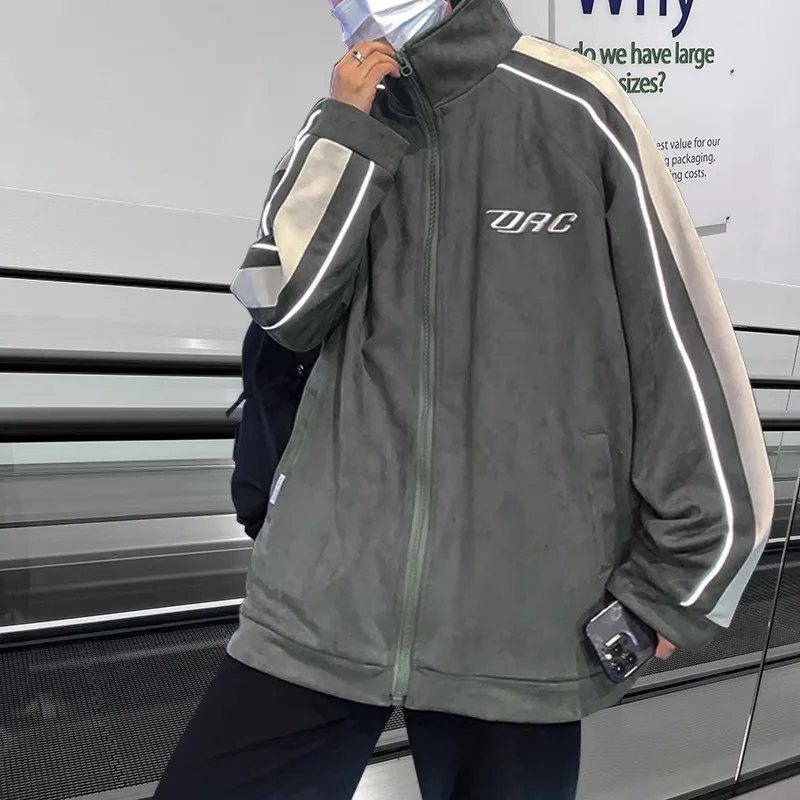 Осень-зима, большой размер, тонкая рабочая одежда в американском стиле ретро, джет с воротником-стойкой, мужская верхняя одежда в стиле милитари, пальто свободного покроя Y...
Осень-зима, большой размер, тонкая рабочая одежда в американском стиле ретро, джет с воротником-стойкой, мужская верхняя одежда в стиле милитари, пальто свободного покроя Y...