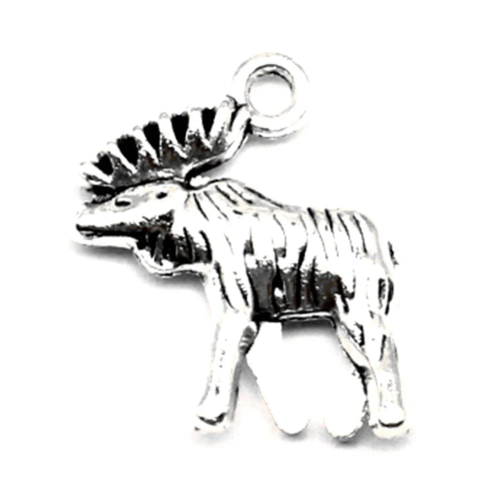 Antelope Charms Jewelri Pendant For Crafts Diy Jewelry 16x18mm 10pcs Antique Silver Color
Antelope Charms Jewelri Pendant For Crafts Diy Jewelry 16x18mm 10pcs Antique Silver Color
