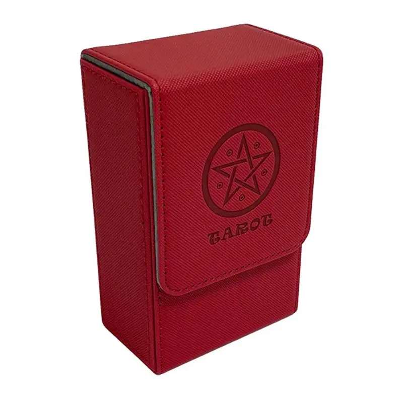 B11A-Tarot Card Storage Box PU Leather Game Poker Deck Card Frame
B11A-Tarot Card Storage Box PU Leather Game Poker Deck Card Frame