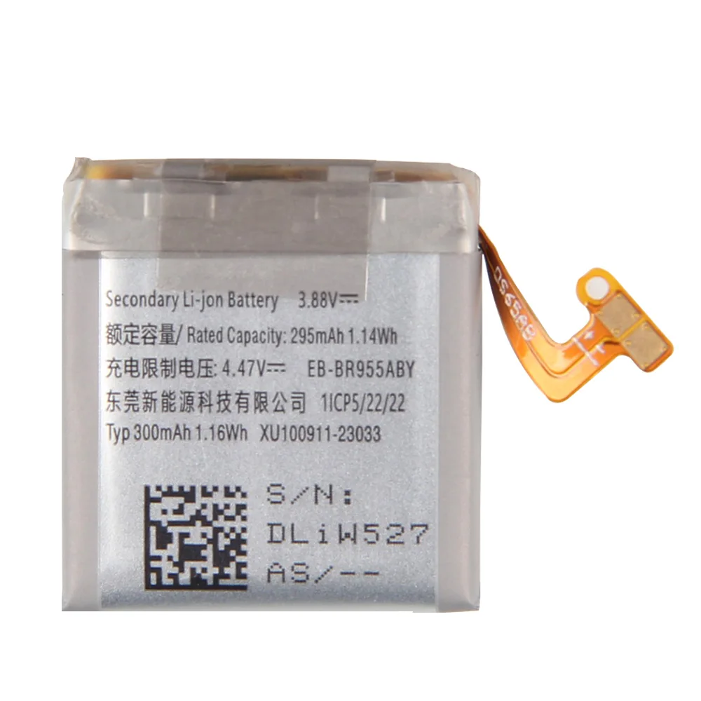 Battery EB-BR955ABY For Samaung Galaxy Watch6 Classic 43mm R950 R955 EB-BR965ABY For Galaxy Watch 6 47mm R960 R965
Battery EB-BR955ABY For Samaung Galaxy Watch6 Classic 43mm R950 R955 EB-BR965ABY For Galaxy Watch 6 47mm R960 R965