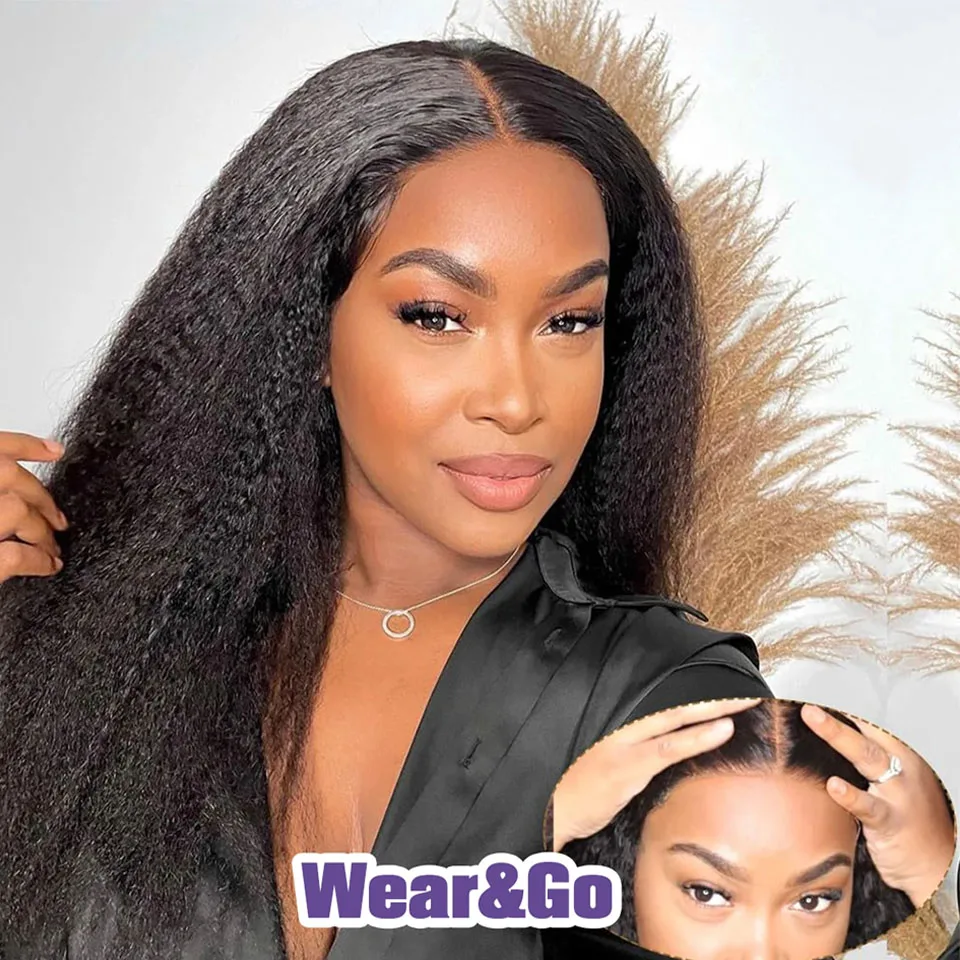 Lumiere Kinky Straight 4x4 HD Transparent Lace Front Human Hair Wigs Glueless Ready To Go Human Hair Wigs For Beginners
Lumiere Kinky Straight 4x4 HD Transparent Lace Front Human Hair Wigs Glueless Ready To Go Human Hair Wigs For Beginners