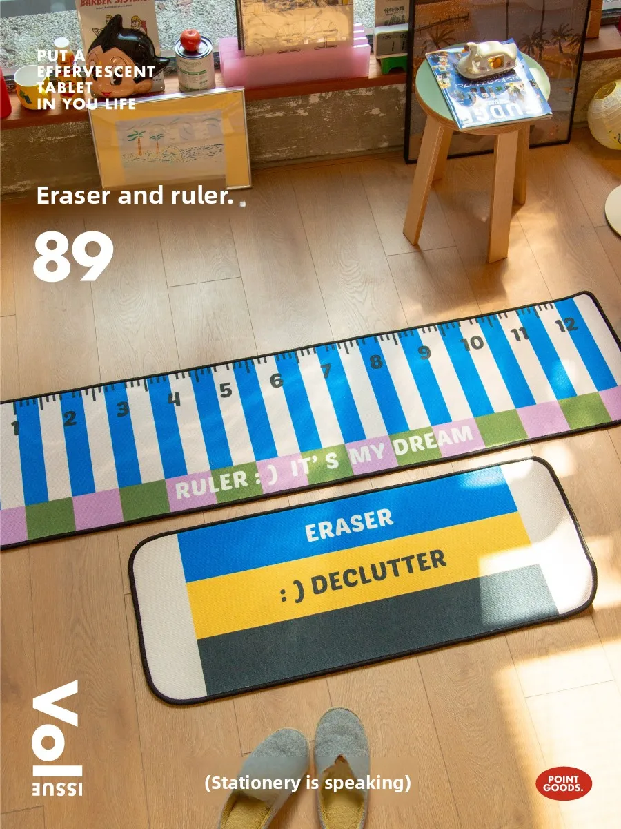 PointLab Original Fun Children's Room Study Bedroom Carpet Rubber Straight Rule Shape Home Decorative Area Rugs Rectangular
PointLab Original Fun Children's Room Study Bedroom Carpet Rubber Straight Rule Shape Home Decorative Area Rugs Rectangular