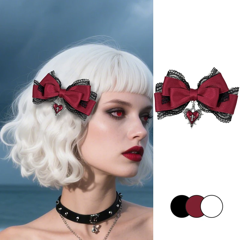 Elegant Black Satin Bow Clip, Gothic Lolita Inspired Hair Accessory with Pearl, High-Quality Hairpin for Women
Elegant Black Satin Bow Clip, Gothic Lolita Inspired Hair Accessory with Pearl, High-Quality Hairpin for Women