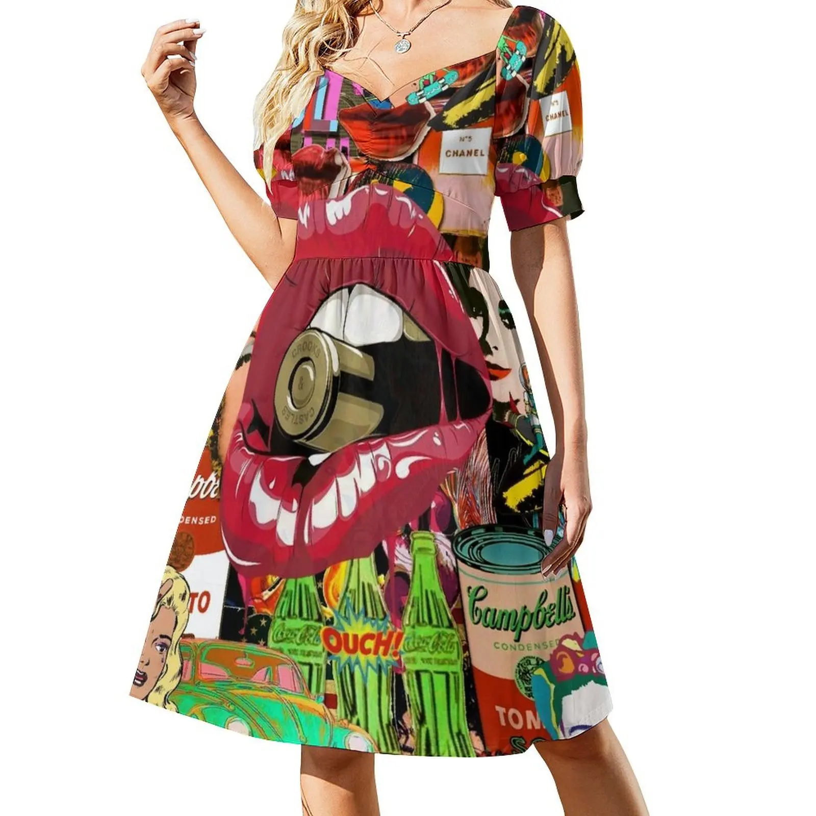 Pop Art Therapy Short Sleeved Dress summer dresses ladies 2025 luxury woman party dress Dress
Pop Art Therapy Short Sleeved Dress summer dresses ladies 2025 luxury woman party dress Dress