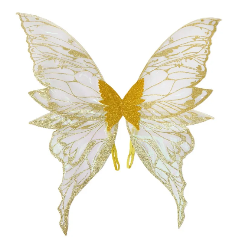 2025 Gold Foil Fairy Wings for Kids Adults Halloween Cosplay Costume Butterfly Back Decoration
2025 Gold Foil Fairy Wings for Kids Adults Halloween Cosplay Costume Butterfly Back Decoration
