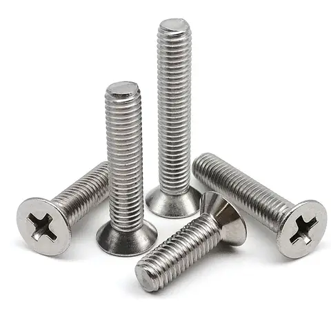 M1 M1.2 M1.4 M1.6 M2 M2.5 M3 M3.5 M4 M5 M6 M8 Cross Phillips Flat Countersunk Head Screw Bolt A2-70 304 Stainless Steel GB819
