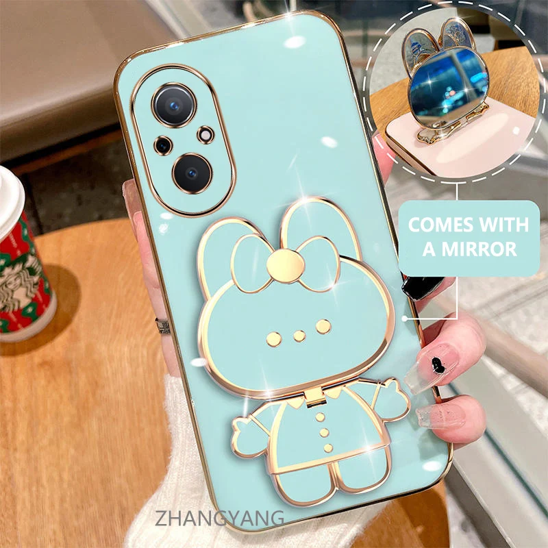 Case For Redmi 11 Prime Electroplated straight edge silicone phone case cute 3D rabbit with built-in mirror for anti drop
Case For Redmi 11 Prime Electroplated straight edge silicone phone case cute 3D rabbit with built-in mirror for anti drop