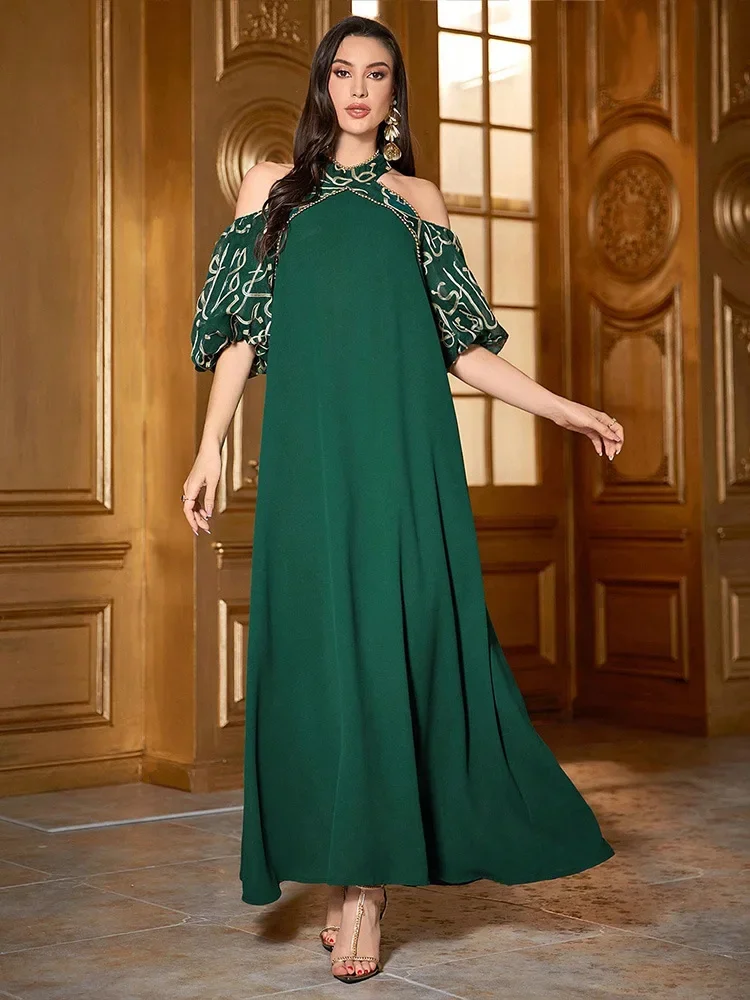 Eid Women Dress Abaya Caftan Off Shoulder Party Long Dresses Robe Jalabiya Ramadan Morocco Dubai Kaftan 2025 Vestidos Largos
Eid Women Dress Abaya Caftan Off Shoulder Party Long Dresses Robe Jalabiya Ramadan Morocco Dubai Kaftan 2025 Vestidos Largos