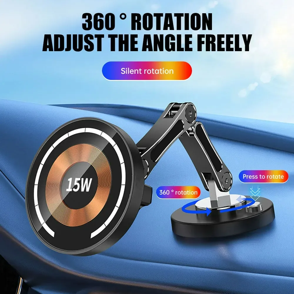 Hot Magnetic Car Wireless Charger Stand Magnet Car Mount Fast Charging Station Phone Holder Bracket For iPhone 16 15 14 13 12
Hot Magnetic Car Wireless Charger Stand Magnet Car Mount Fast Charging Station Phone Holder Bracket For iPhone 16 15 14 13 12