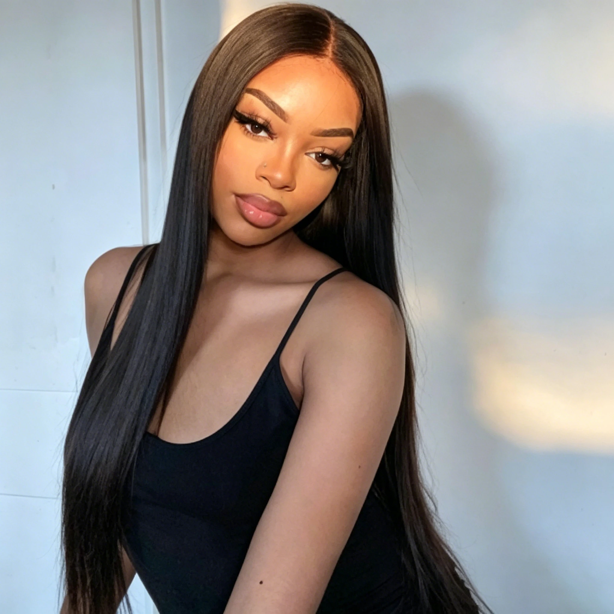 Natural black HD Lace Frontal Human Hair Wigs Pre Plucked Straight Transparent Lace Front Human Hair Wigs For Women
Natural black HD Lace Frontal Human Hair Wigs Pre Plucked Straight Transparent Lace Front Human Hair Wigs For Women