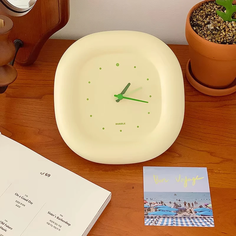 CuteLife Ins Cute Plastic Electronic Clock Design Gift Bedside Coffee Table Wall Clock Bedroom Home Decoration Office Desk Clock
CuteLife Ins Cute Plastic Electronic Clock Design Gift Bedside Coffee Table Wall Clock Bedroom Home Decoration Office Desk Clock