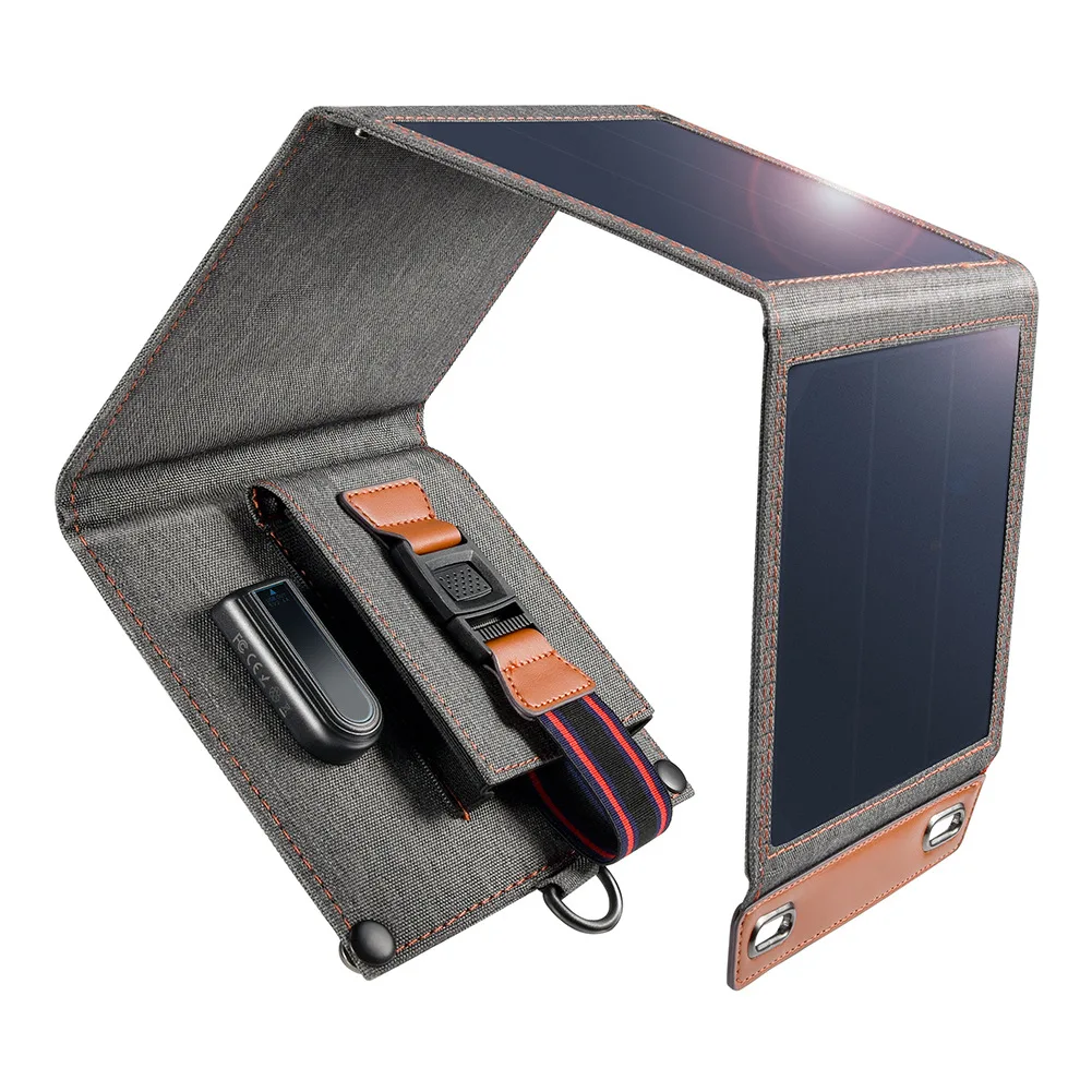 Folding Solar Charging Panel Outdoor Trekking Riding Camping Portable Mobile Phone Tablet Charger Monocrystalline Silicon 14W
Folding Solar Charging Panel Outdoor Trekking Riding Camping Portable Mobile Phone Tablet Charger Monocrystalline Silicon 14W