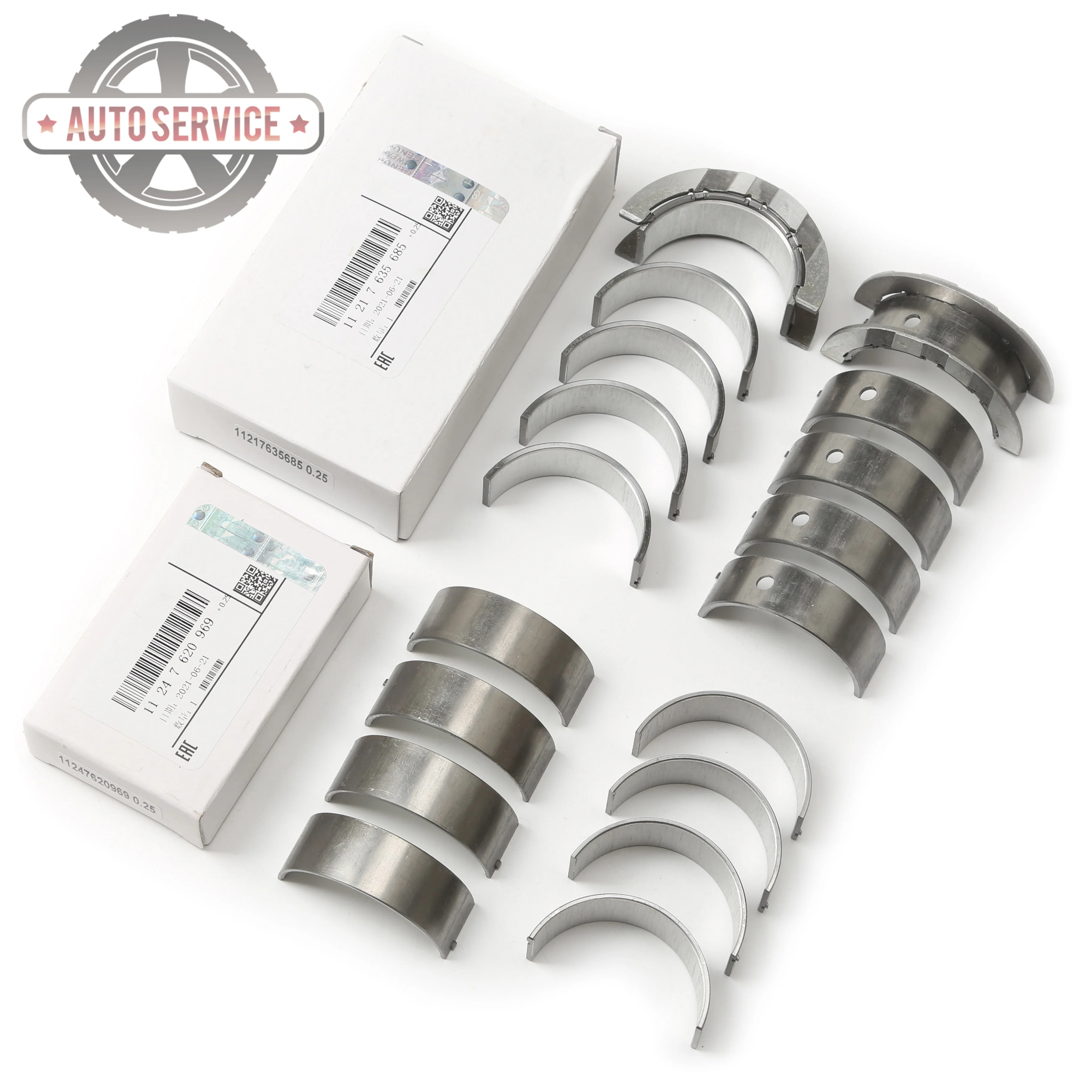 11217635685 11247620969 Oversized 0.25MM Engine Connecting Rod and Crankshaft Bearings Set For BMW F20 F36 X4 X5 MINI 2.0T JCW
11217635685 11247620969 Oversized 0.25MM Engine Connecting Rod and Crankshaft Bearings Set For BMW F20 F36 X4 X5 MINI 2.0T JCW