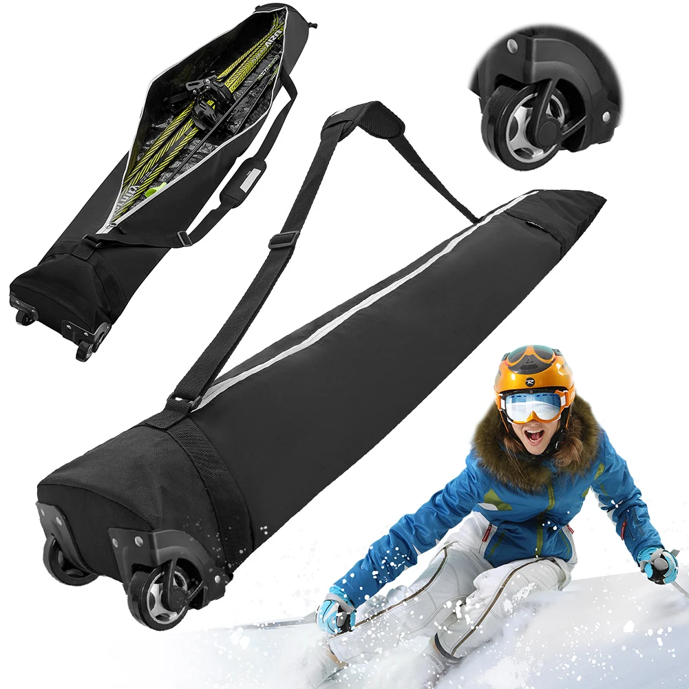 Snowboard Bag with Wheels Ski Travel Bag Heavy Duty Snowboard Carrying Case Adjustable Length Waterproof for Outdoor Skiing
Snowboard Bag with Wheels Ski Travel Bag Heavy Duty Snowboard Carrying Case Adjustable Length Waterproof for Outdoor Skiing