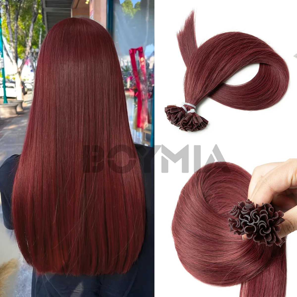 Наращивание волос BOYMIA из натуральных человеческих волос, 99J, U-образные кератиновые пряди, прямые, для женщин, короткие волосы, салонное качество, 50 шт., 12-22 дюйма
Наращивание волос BOYMIA из натуральных человеческих волос, 99J, U-образные кератиновые пряди, прямые, для женщин, короткие волосы, салонное качество, 50 шт., 12-22 дюйма