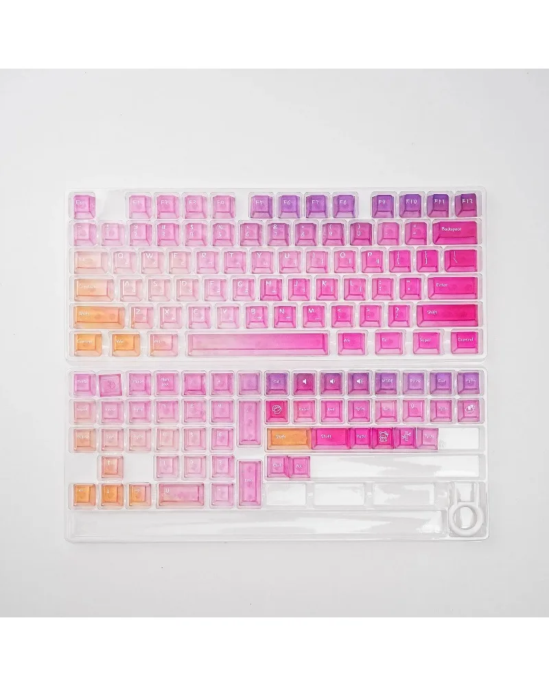 Korean keycaps Transmission PC Original full set of keycaps for mechanical keyboard Wooting rouge
Korean keycaps Transmission PC Original full set of keycaps for mechanical keyboard Wooting rouge