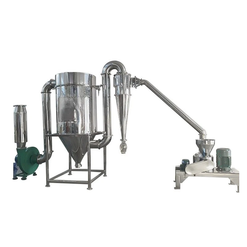 1000 mesh wheat ultrafine mill, soybean protein fine mill, flow type ultrafine grinder, vertical air-cooled
1000 mesh wheat ultrafine mill, soybean protein fine mill, flow type ultrafine grinder, vertical air-cooled