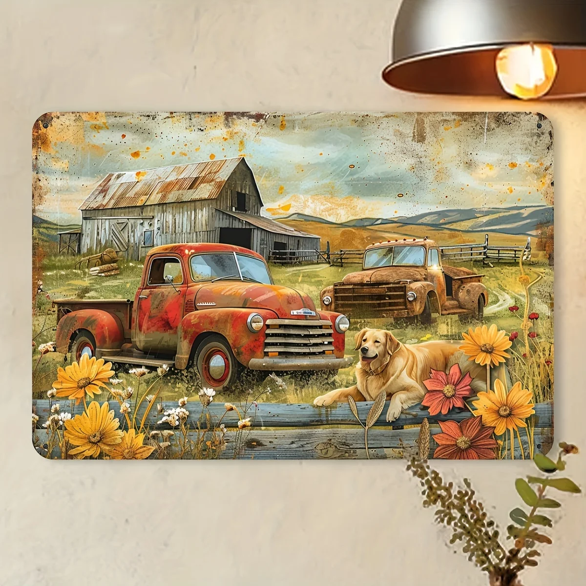Vintage Rural Truck and Friends Sheet Signboard - | Durable Waterproof Iron Wall Art for Home, Office, Cafe, Garage Decor | Ea
Vintage Rural Truck and Friends Sheet Signboard - | Durable Waterproof Iron Wall Art for Home, Office, Cafe, Garage Decor | Ea