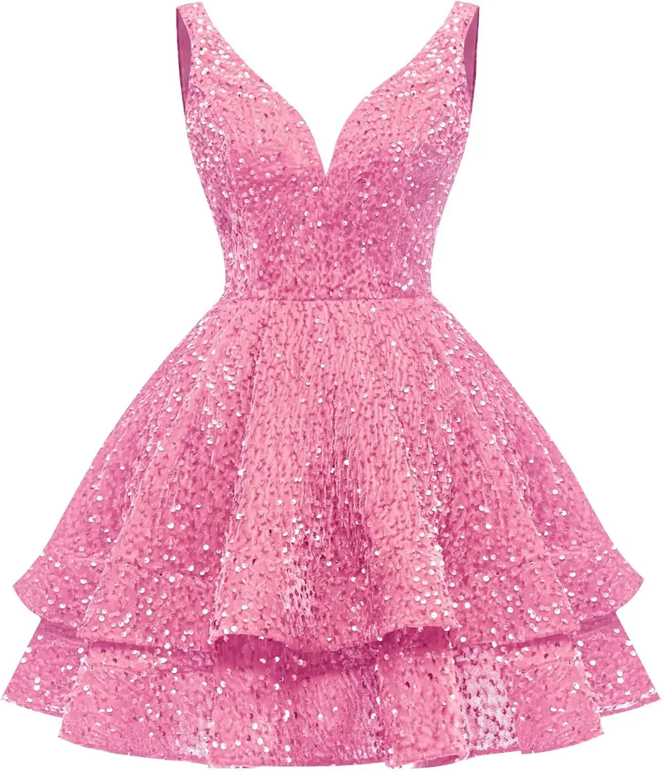 Sparkly Sequin Homecoming Dresses for Teens 2026 Short Ball Gown Corset Tiered A-Line Cocktail Party Dress Graduation Dress
Sparkly Sequin Homecoming Dresses for Teens 2026 Short Ball Gown Corset Tiered A-Line Cocktail Party Dress Graduation Dress