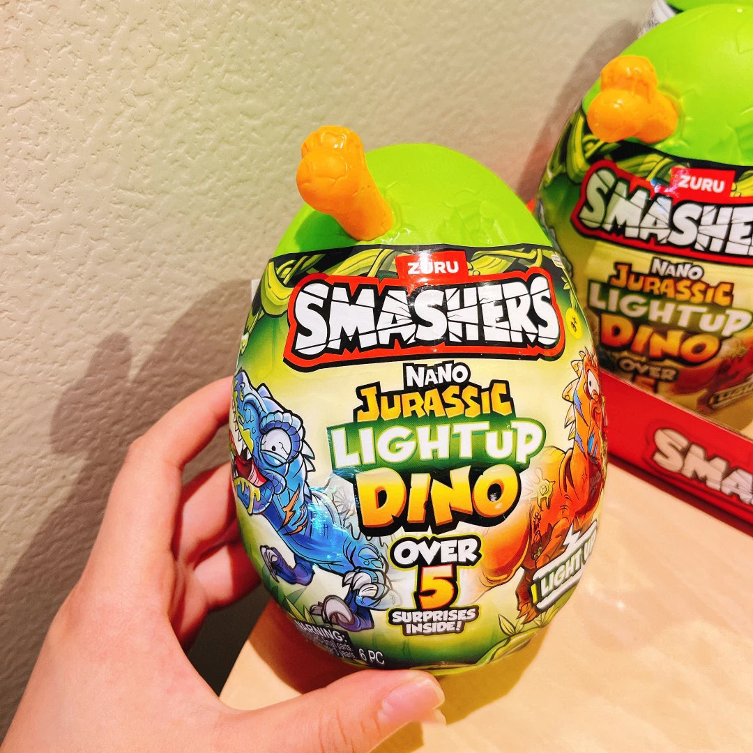 Genuine Zuru Smashers Nano Jurassic Light Up Dino Archaeological Egg Arrival Surprise Toy With Over 5 Surprises For Boys Gift
Genuine Zuru Smashers Nano Jurassic Light Up Dino Archaeological Egg Arrival Surprise Toy With Over 5 Surprises For Boys Gift