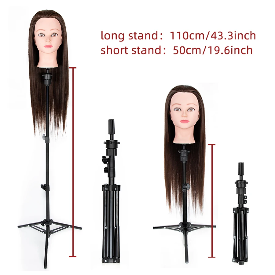 Wig Stand Tripod,Adjustable Mannequin Head Stand, Wig Head,And Canvas Block Head Stand for Training Heads(43.3in and19.6in )
Wig Stand Tripod,Adjustable Mannequin Head Stand, Wig Head,And Canvas Block Head Stand for Training Heads(43.3in and19.6in )